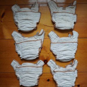 Cloth-eez Workhorse Fitted Diaper Organic Unbleached - Snap Closure